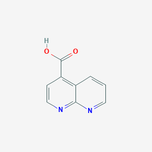 molecular formula C9H6N2O2 B1347500 1,8-萘啶-4-羧酸 CAS No. 99066-71-4