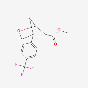 Methyl 4-[4-(trifluoromethyl)phenyl]-2-oxabicyclo[2.1.1]hexane-5-carboxylate