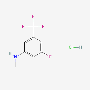 3-fluoro-N-methyl-5-(trifluoromethyl)aniline hydrochloride