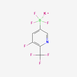 Potassium trifluoro[5-fluoro-6-(trifluoromethyl)pyridin-3-yl]boranuide