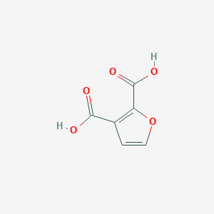 molecular formula C6H4O5 B1347503 呋喃-2,3-二羧酸 CAS No. 4282-24-0