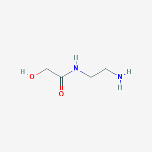 molecular formula C4H10N2O2 B13475038 N-(2-aminoethyl)-2-hydroxyacetamide 