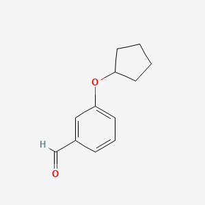 B1347504 3-(Cyclopentyloxy)benzaldehyde CAS No. 273722-75-1