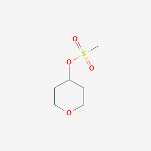 molecular formula C6H12O4S B134751 Tetrahydro-2H-pyran-4-yl methanesulfonate CAS No. 134419-59-3