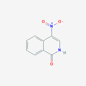 B1347510 4-Nitroisoquinolin-1(2H)-one CAS No. 55404-29-0