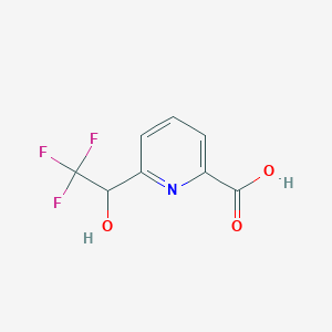 6-(2,2,2-Trifluoro-1-hydroxyethyl)pyridine-2-carboxylic acid