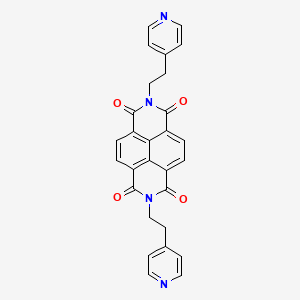 6,13-Bis[2-(pyridin-4-yl)ethyl]-6,13-diazatetracyclo[6.6.2.0^{4,16}.0^{11,15}]hexadeca-1,3,8(16),9,11(15)-pentaene-5,7,12,14-tetrone