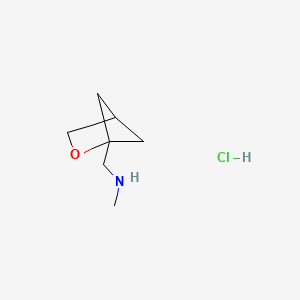 Methyl({2-oxabicyclo[2.1.1]hexan-1-yl}methyl)amine hydrochloride