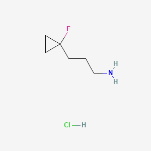 3-(1-Fluorocyclopropyl)propan-1-amine hydrochloride