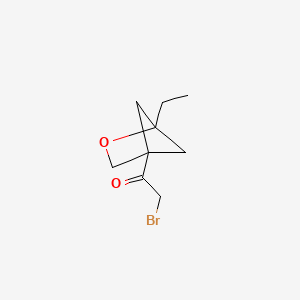 2-Bromo-1-{1-ethyl-2-oxabicyclo[2.1.1]hexan-4-yl}ethan-1-one