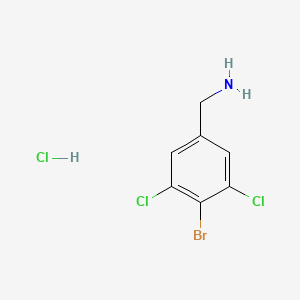 1-(4-Bromo-3,5-dichlorophenyl)methanamine hydrochloride