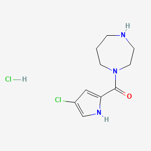 1-(4-chloro-1H-pyrrole-2-carbonyl)-1,4-diazepane hydrochloride