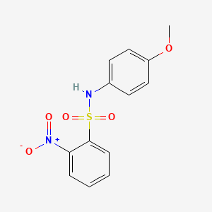 B1347522 N-(4-methoxyphenyl)-2-nitrobenzenesulfonamide CAS No. 63228-64-8