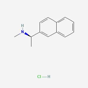 molecular formula C13H16ClN B13475222 methyl[(1R)-1-(naphthalen-2-yl)ethyl]amine hydrochloride 