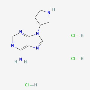 9-(pyrrolidin-3-yl)-9H-purin-6-amine trihydrochloride