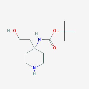 Tert-butyl (4-(2-hydroxyethyl)piperidin-4-yl)carbamate