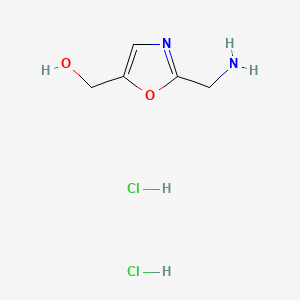 [2-(Aminomethyl)-1,3-oxazol-5-yl]methanol dihydrochloride