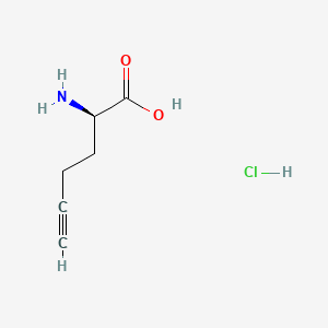 (2R)-2-aminohex-5-ynoic acid hydrochloride