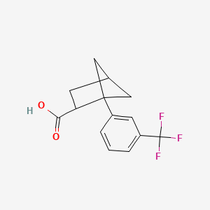 1-[3-(Trifluoromethyl)phenyl]bicyclo[2.1.1]hexane-2-carboxylic acid