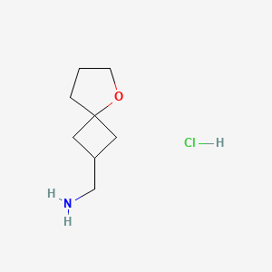 1-{5-Oxaspiro[3.4]octan-2-yl}methanamine hydrochloride