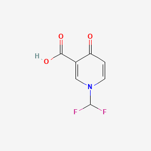 1-(Difluoromethyl)-4-oxo-1,4-dihydropyridine-3-carboxylic acid