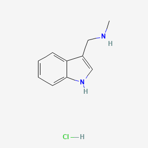 molecular formula C10H13ClN2 B13475322 [(1H-indol-3-yl)methyl](methyl)amine hydrochloride 