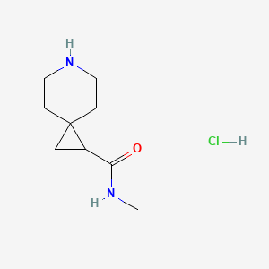 molecular formula C9H17ClN2O B13475335 N-methyl-6-azaspiro[2.5]octane-1-carboxamide hydrochloride 