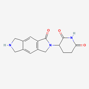 3-(1-Oxo-3,5,6,7-tetrahydropyrrolo[3,4-f]isoindol-2-yl)piperidine-2,6-dione