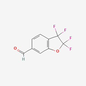 2,2,3,3-Tetrafluoro-2,3-dihydro-1-benzofuran-6-carbaldehyde