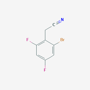 2-(2-Bromo-4,6-difluorophenyl)acetonitrile