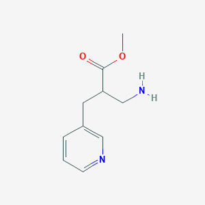 Methyl 3-amino-2-[(pyridin-3-yl)methyl]propanoate