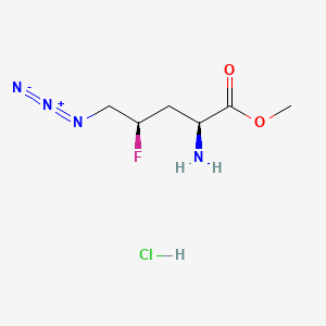 methyl (2S,4R)-2-amino-5-azido-4-fluoropentanoate hydrochloride