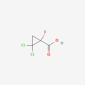 2,2-Dichloro-1-fluorocyclopropane-1-carboxylic acid