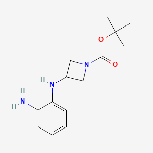 tert-Butyl 3-(2-aminoanilino)aZetidine-1-carboxylate