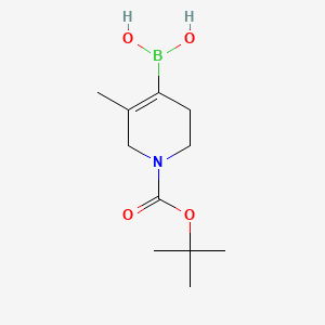 (1-(tert-Butoxycarbonyl)-5-methyl-1,2,3,6-tetrahydropyridin-4-yl)boronic acid