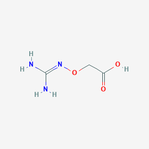 molecular formula C3H7N3O3 B13475468 2-(Diaminomethylideneamino)oxyacetic acid CAS No. 27091-81-2