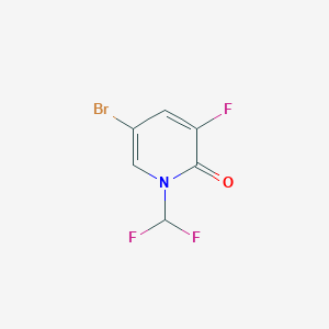 5-Bromo-1-(difluoromethyl)-3-fluoro-1,2-dihydropyridin-2-one