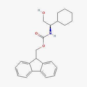 9H-fluoren-9-ylmethyl N-[(1R)-1-cyclohexyl-2-hydroxyethyl]carbamate