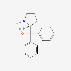 molecular formula C18H21NO B1347552 (S)-(+)-2-[羟基(二苯基)甲基]-1-甲基吡咯烷 CAS No. 110529-22-1