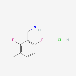 [(2,6-Difluoro-3-methylphenyl)methyl](methyl)amine hydrochloride