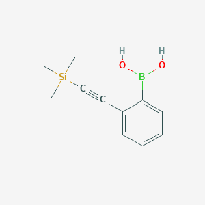 (2-((Trimethylsilyl)ethynyl)phenyl)boronic acid