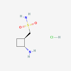 rac-[(1R,2R)-2-aminocyclobutyl]methanesulfonamide hydrochloride