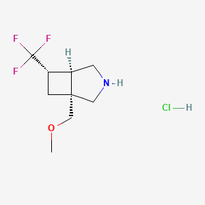 rac-(1R,5R,6S)-1-(methoxymethyl)-6-(trifluoromethyl)-3-azabicyclo[3.2.0]heptane hydrochloride