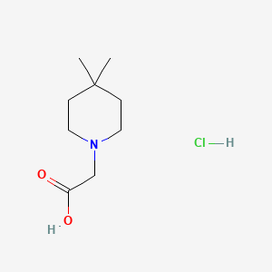 2-(4,4-Dimethylpiperidin-1-yl)acetic acid hydrochloride