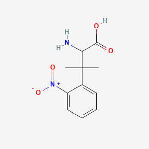 2-Amino-3-methyl-3-(2-nitrophenyl)butanoic acid