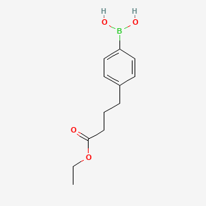 (4-(4-Ethoxy-4-oxobutyl)phenyl)boronic acid