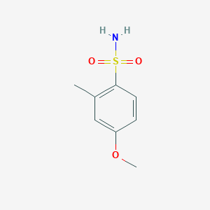 molecular formula C8H11NO3S B1347573 4-Methoxy-2-methylbenzenesulfonamide CAS No. 59554-42-6