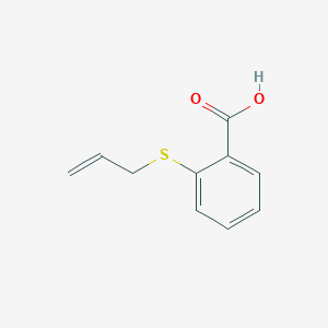 molecular formula C10H10O2S B1347574 2-Allylsulfanylbenzoic acid CAS No. 17839-66-6