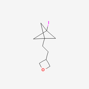 3-(2-{3-Iodobicyclo[1.1.1]pentan-1-yl}ethyl)oxetane