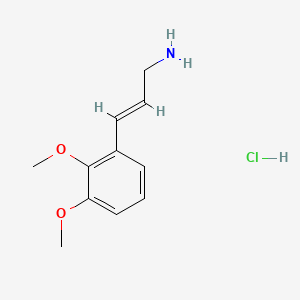 (2E)-3-(2,3-dimethoxyphenyl)prop-2-en-1-aminehydrochloride